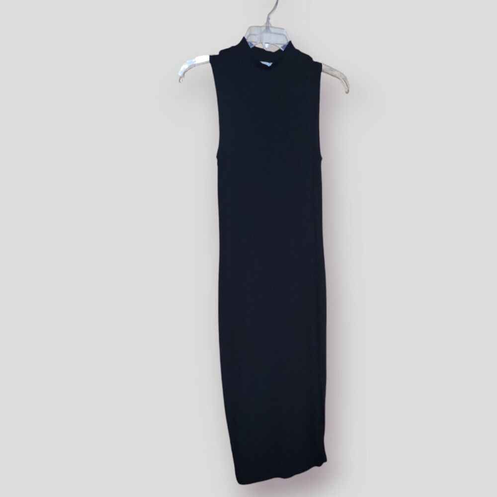 POPULAR 21 Womens Size S Black Maxi Bodycon Tank Dress